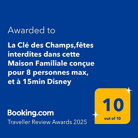 La Cle Des Champs Maison Familiale A 15min Disneyland Paris